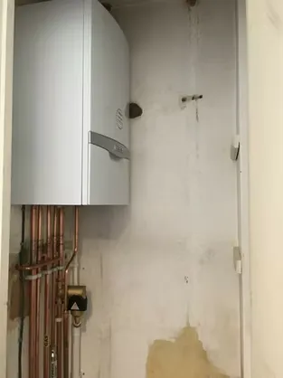 boiler in the cupboard