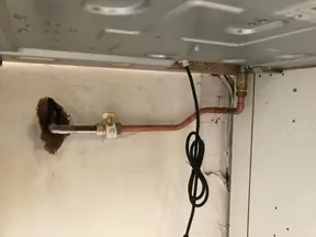 copper pipe under system